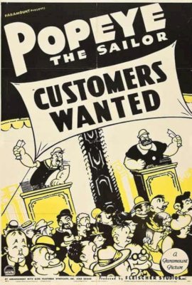 Popeye The Sailor - Customers Wanted (1939)